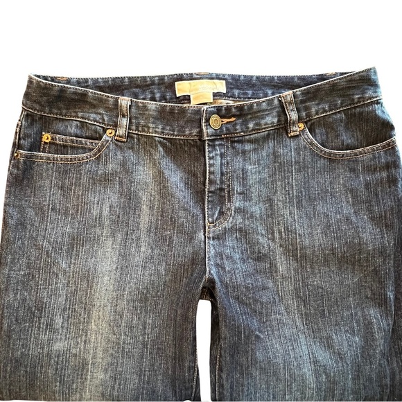 Michael Kors Jeans Mid Rise Boot Cut Medium Blue Wash Women’s Denim 10 - Picture 7 of 16